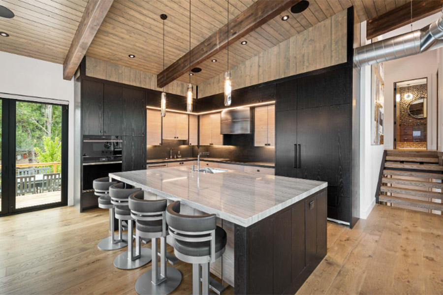 Kitchen Showing New Lights